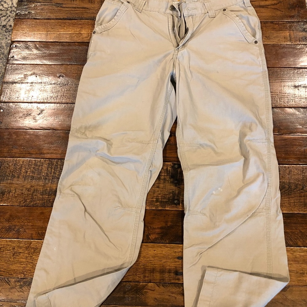 Khaki work pants